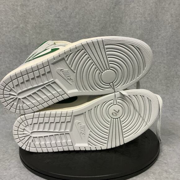 Nike Air Jordan 1 Mid Summit White Pure Platinum Sail Pine sz 8.5 - Picture 6 of 6